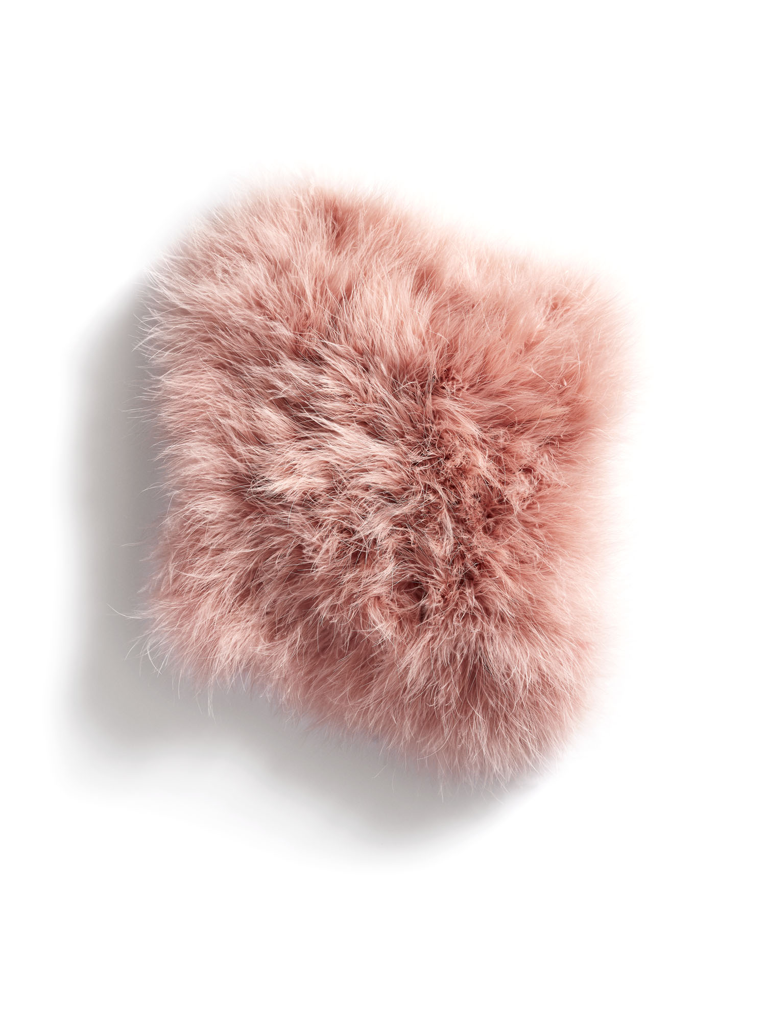 Echantillon plumasserie, Yeti. Couleur : rose Catégorie : Animal