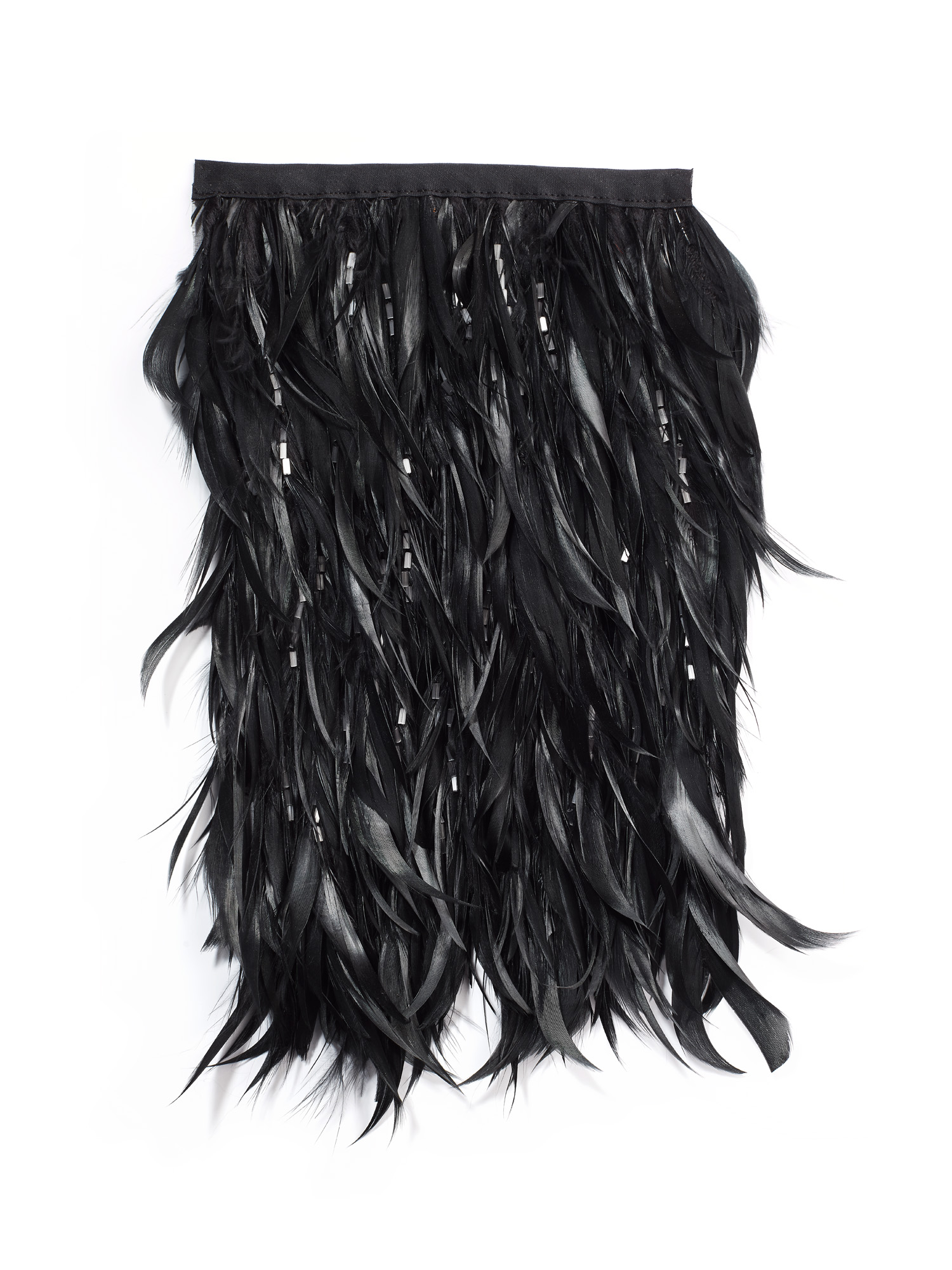 Echantillon plumasserie, Dark. night. Couleur : noir Catégorie : black