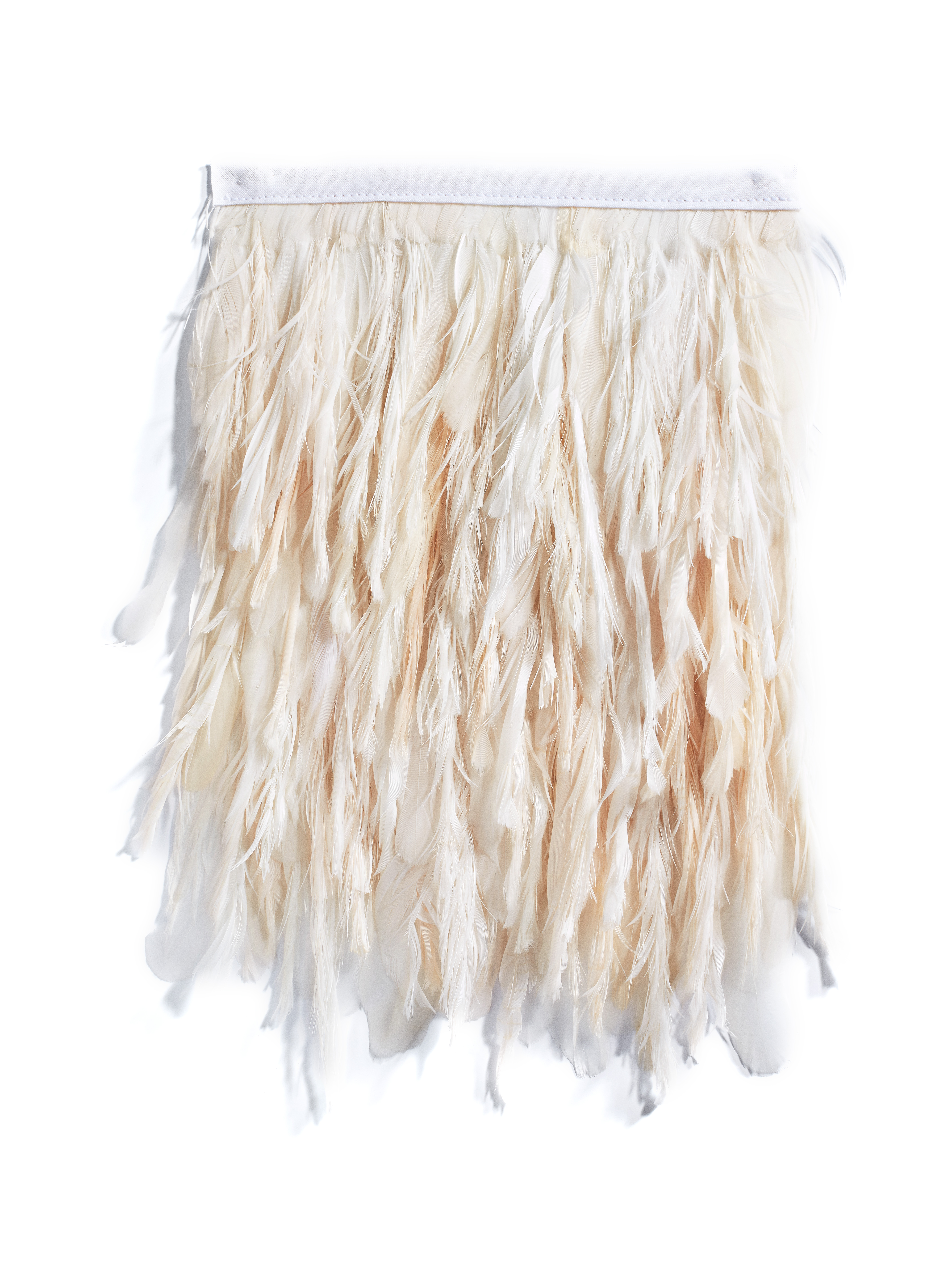 Echantillon plumasserie, Soft peach. Couleur : écru Catégorie : Miscellaneous