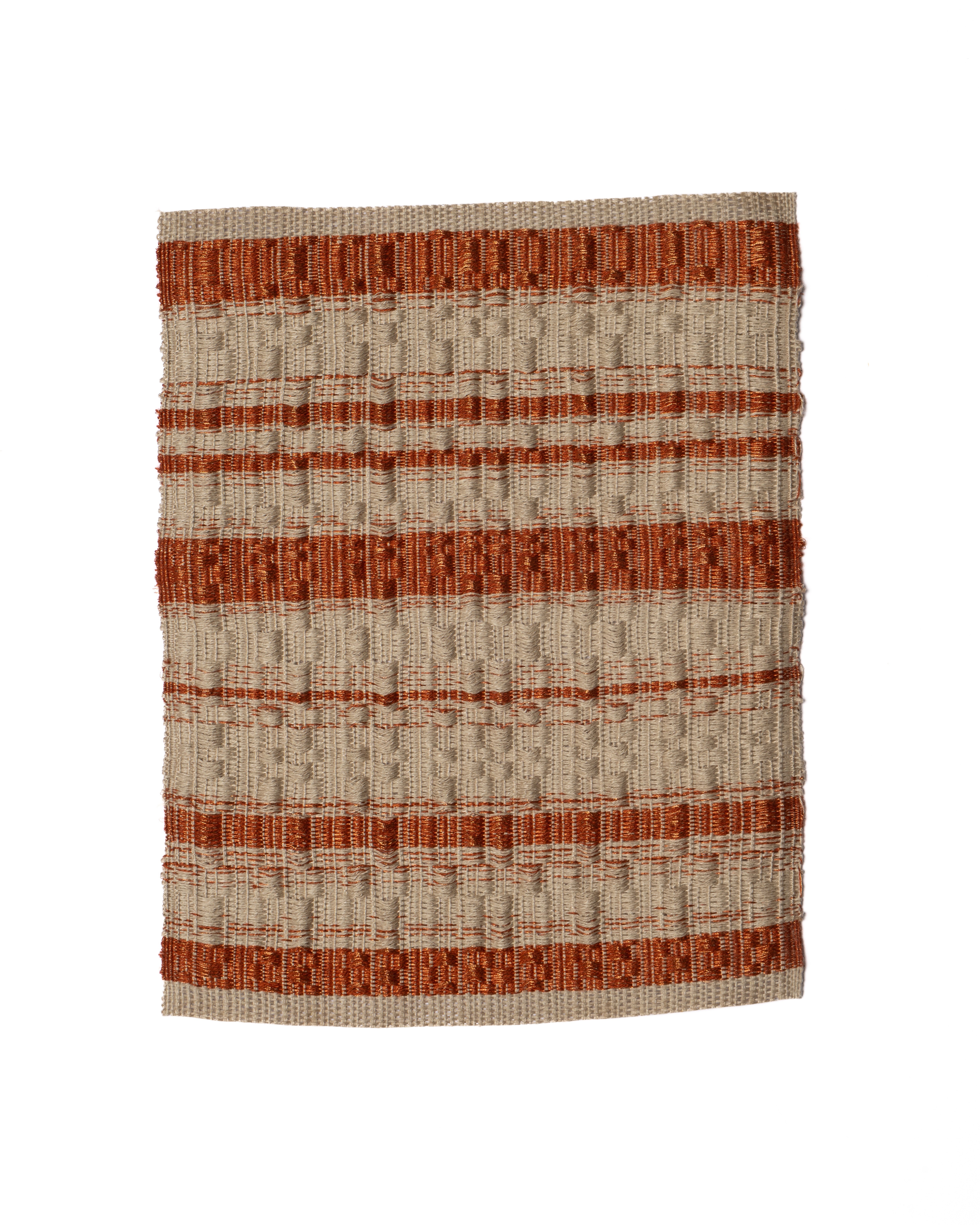 Echantillon plumasserie, Copper stripes. Catégorie : Graphic