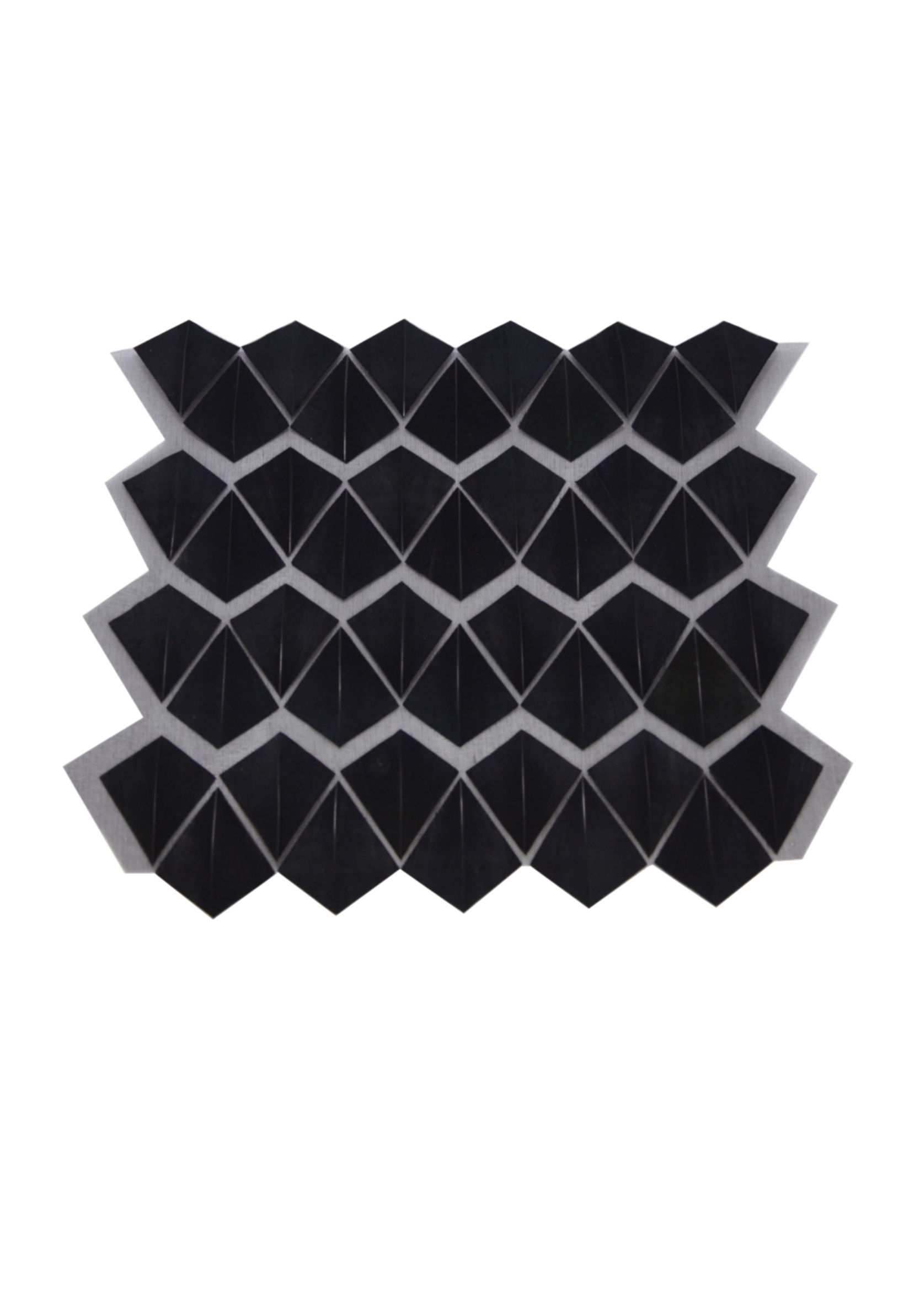 Echantillon plumasserie, Edo. Couleur : noir Catégorie : Black