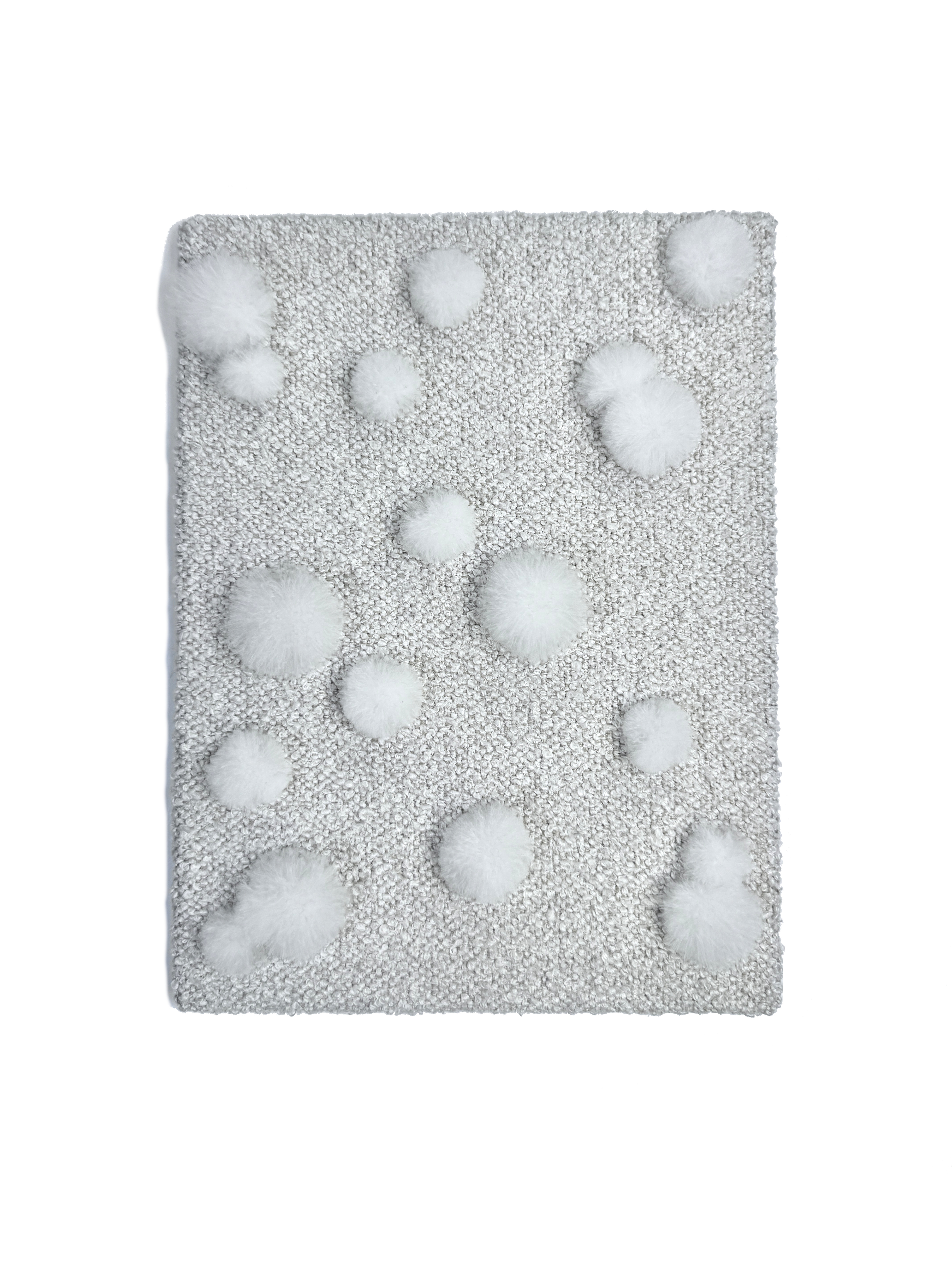 Echantillon plumasserie, Snow ball. Couleur : blanc. Catégorie : White