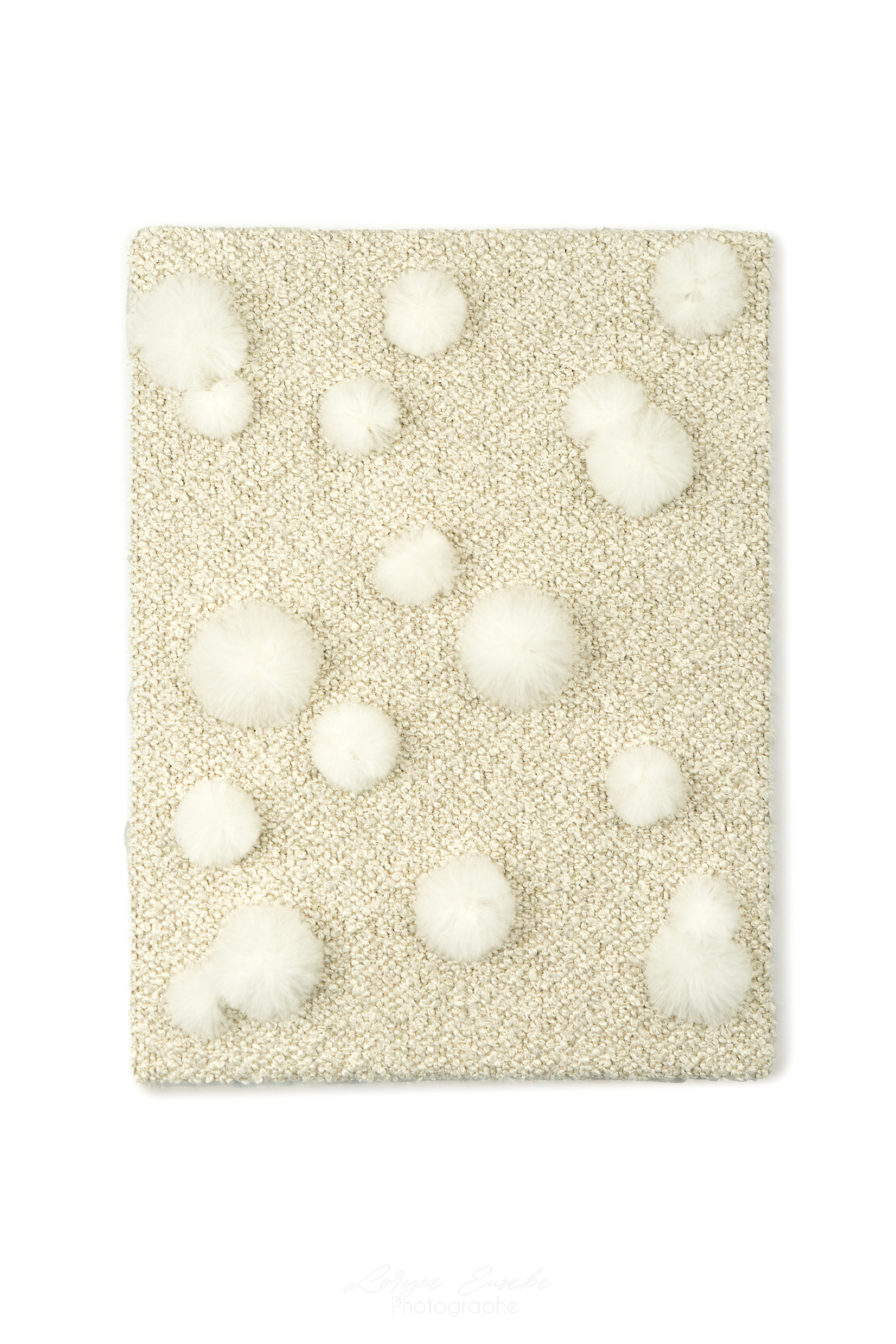 Echantillon plumasserie, Snow ball. Couleur : Blanc Catégorie : White