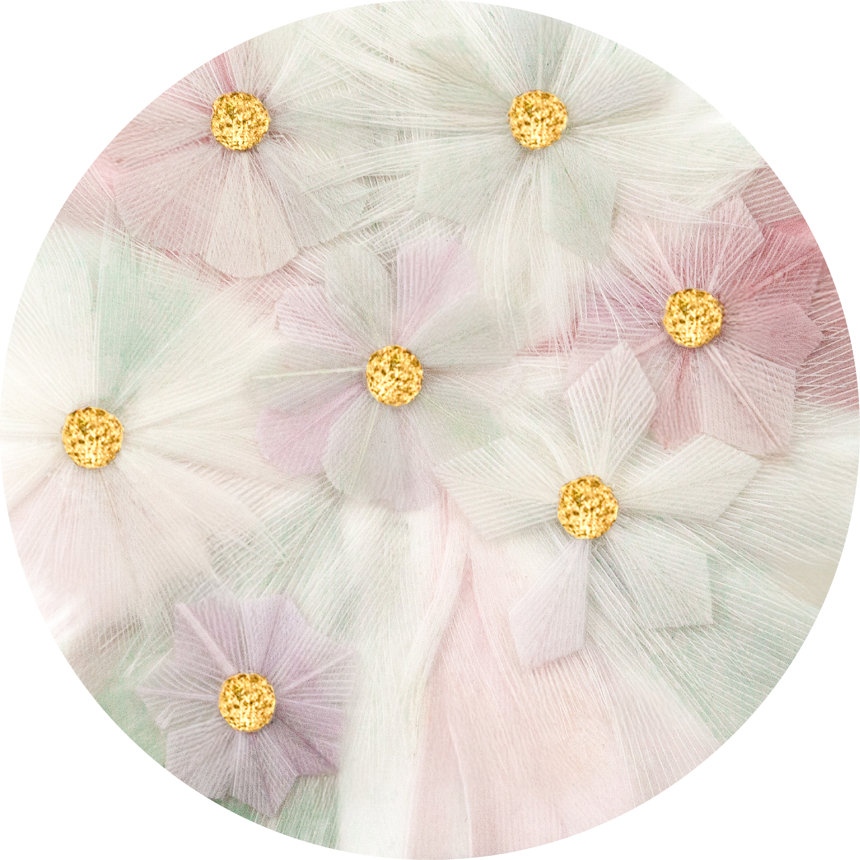 Echantillon microplumasserie, Alice. Couleur : Rose, Blanc Catégorie : Vegetal