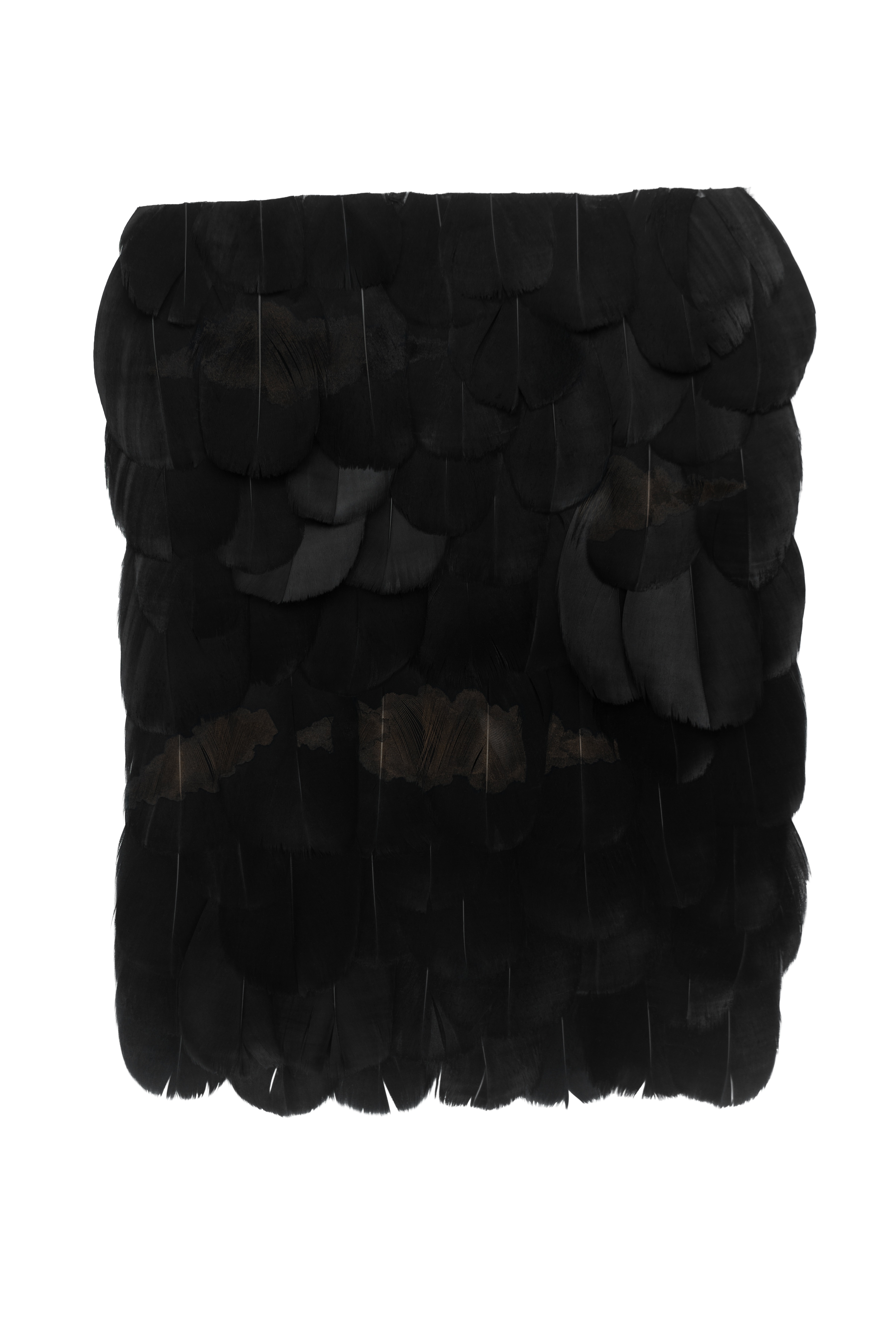 Echantillon plumasserie, resonance. Couleur : Noir, Marron Catégorie : Black