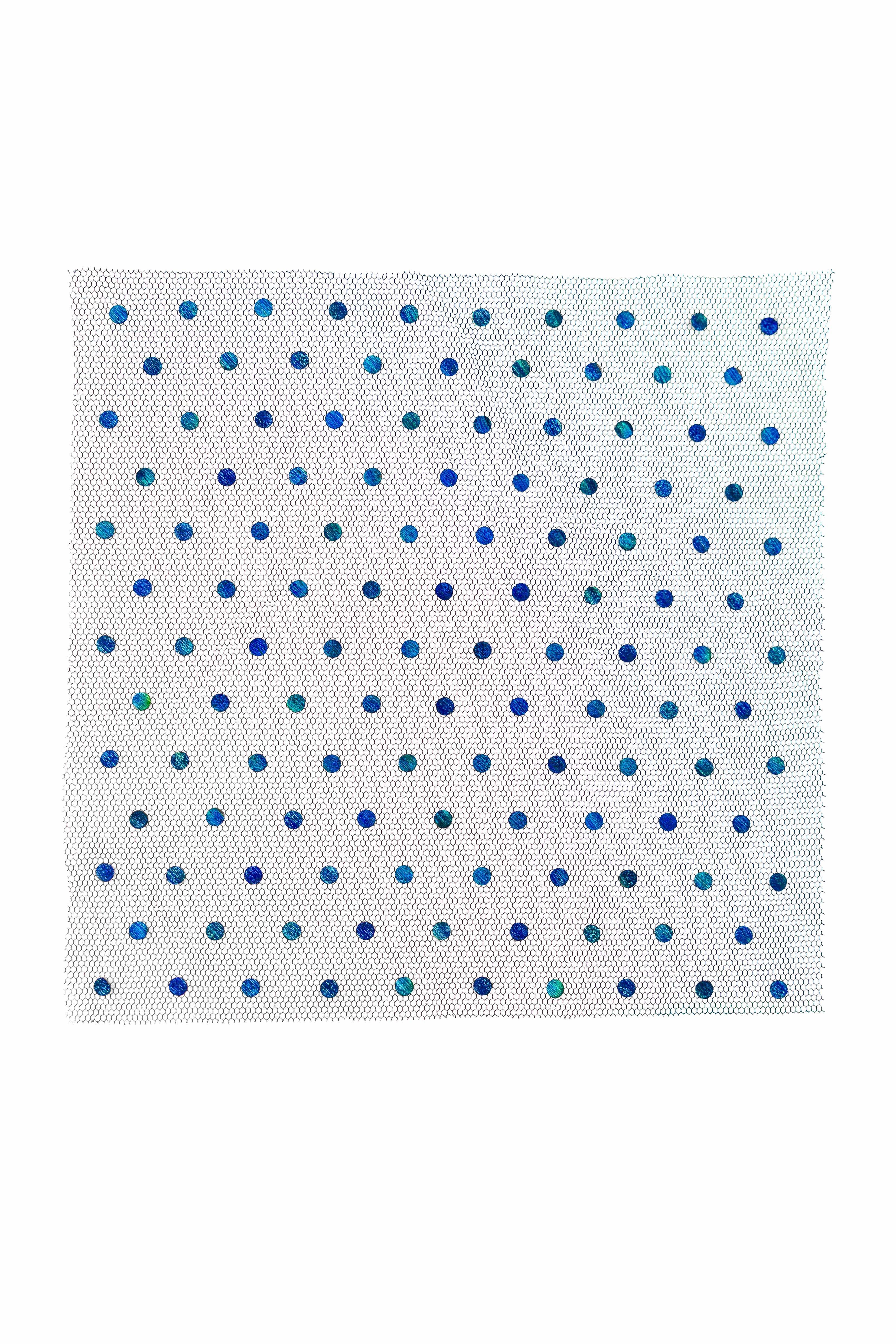 Echantillon plumasserie, peacockplumetis. Couleur : Vert, Bleu Catégorie : Embroidery