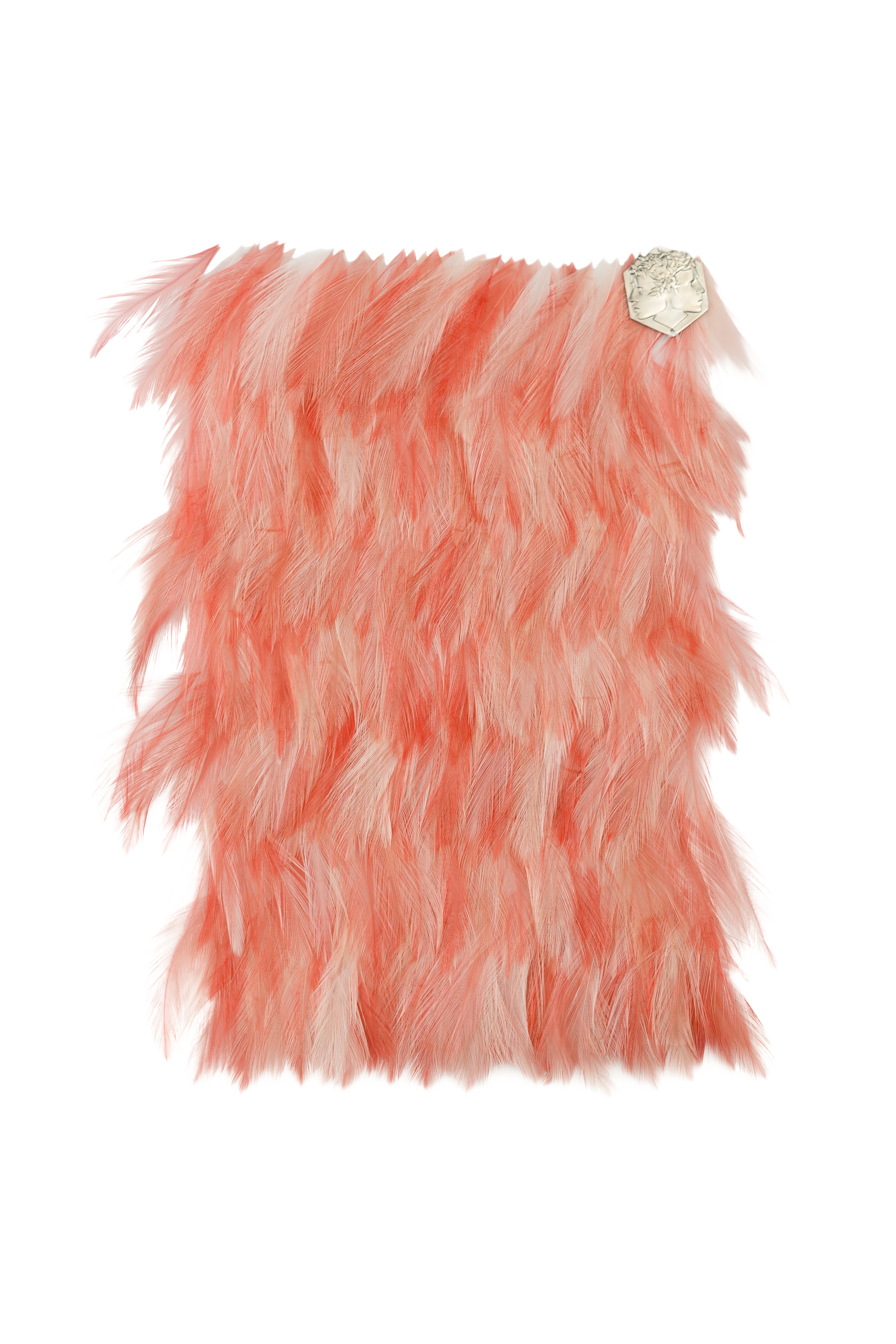 Echantillon plumasserie, bardenas. Couleur : Rose Catégorie : Fluffy