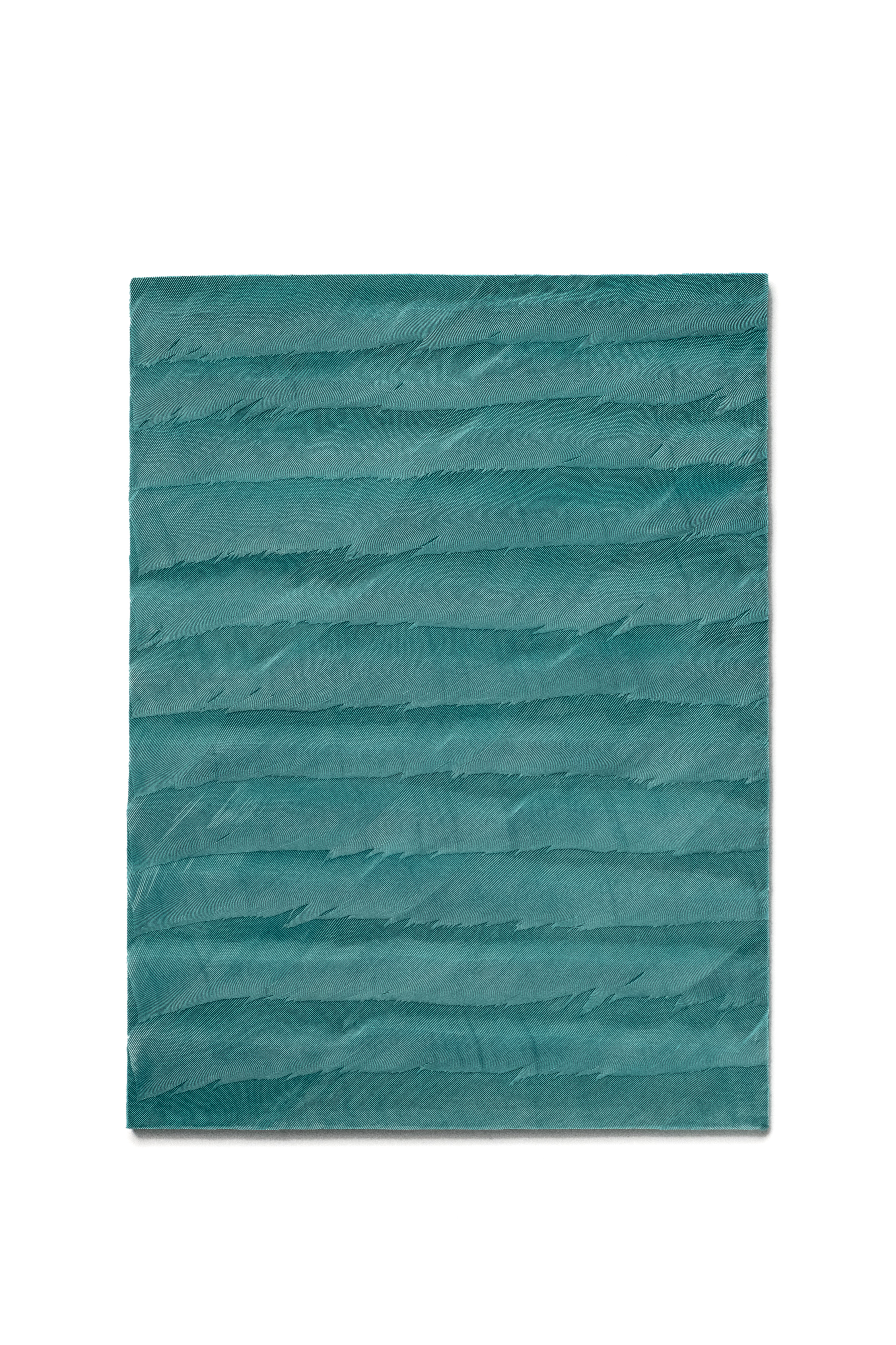 Echantillon Plumasserie, Tiffany Blue Shudder Wall. Couleur : Bleue Catégorie : Graphic